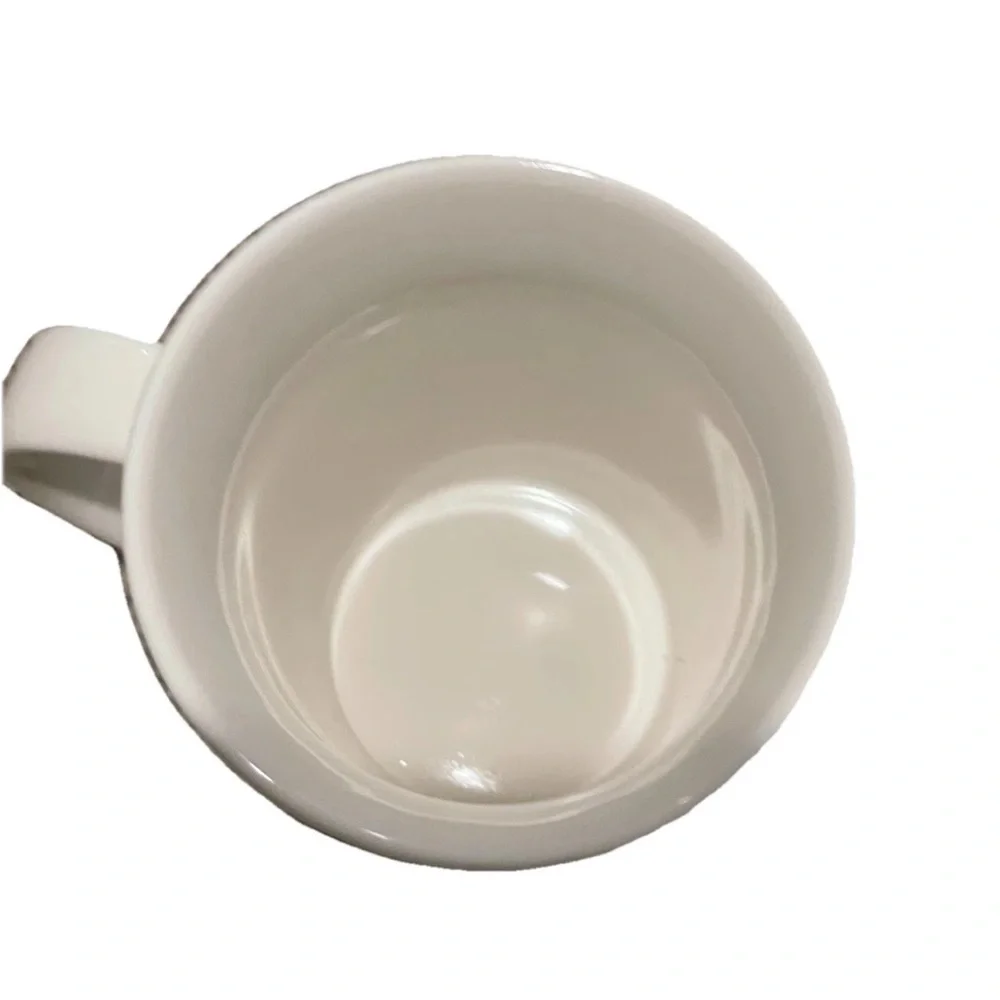 Starbucks Coffee Mug White‎ Floral Red Berries 10 fl oz